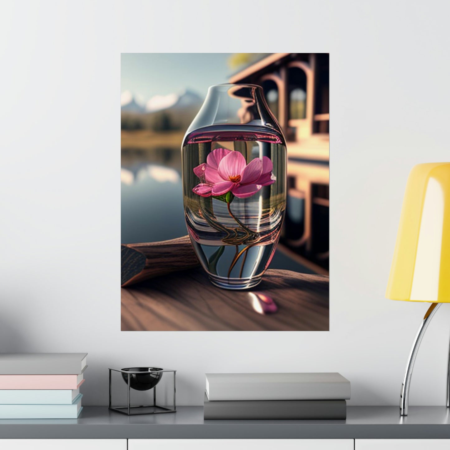 Premium Matte Vertical Posters Pink Magnolia 3