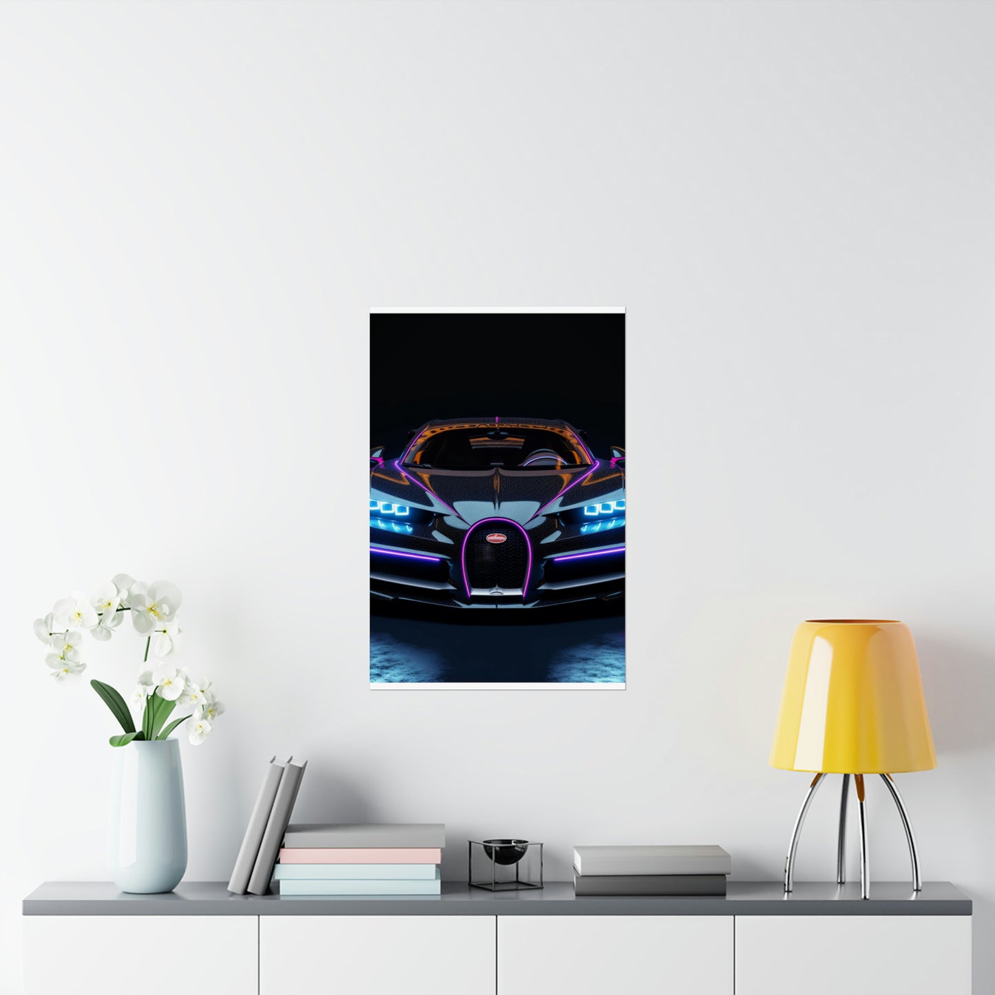 Premium Matte Vertical Posters Hyper Bugatti Chiron 2