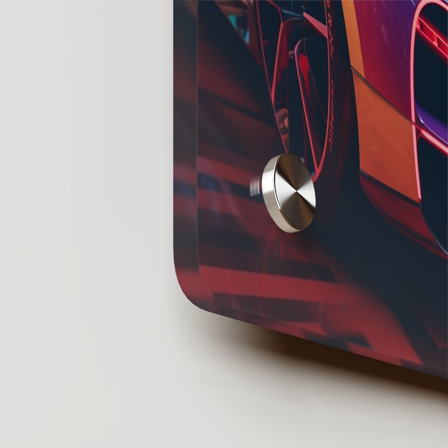 Acrylic Wall Art Panels Hyper Bugatti Neon Chiron 3