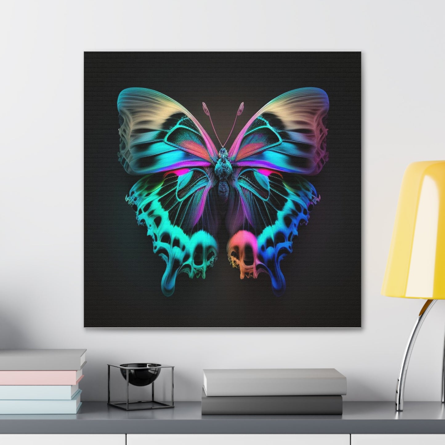 Canvas Gallery Wraps Neon Butterfly Fusion 2