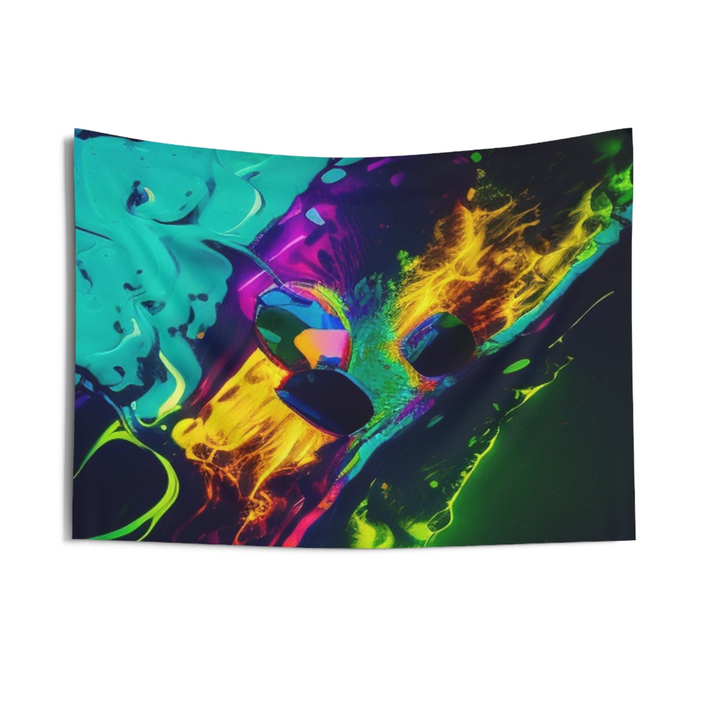 Indoor Wall Tapestries Florescent Glow 4