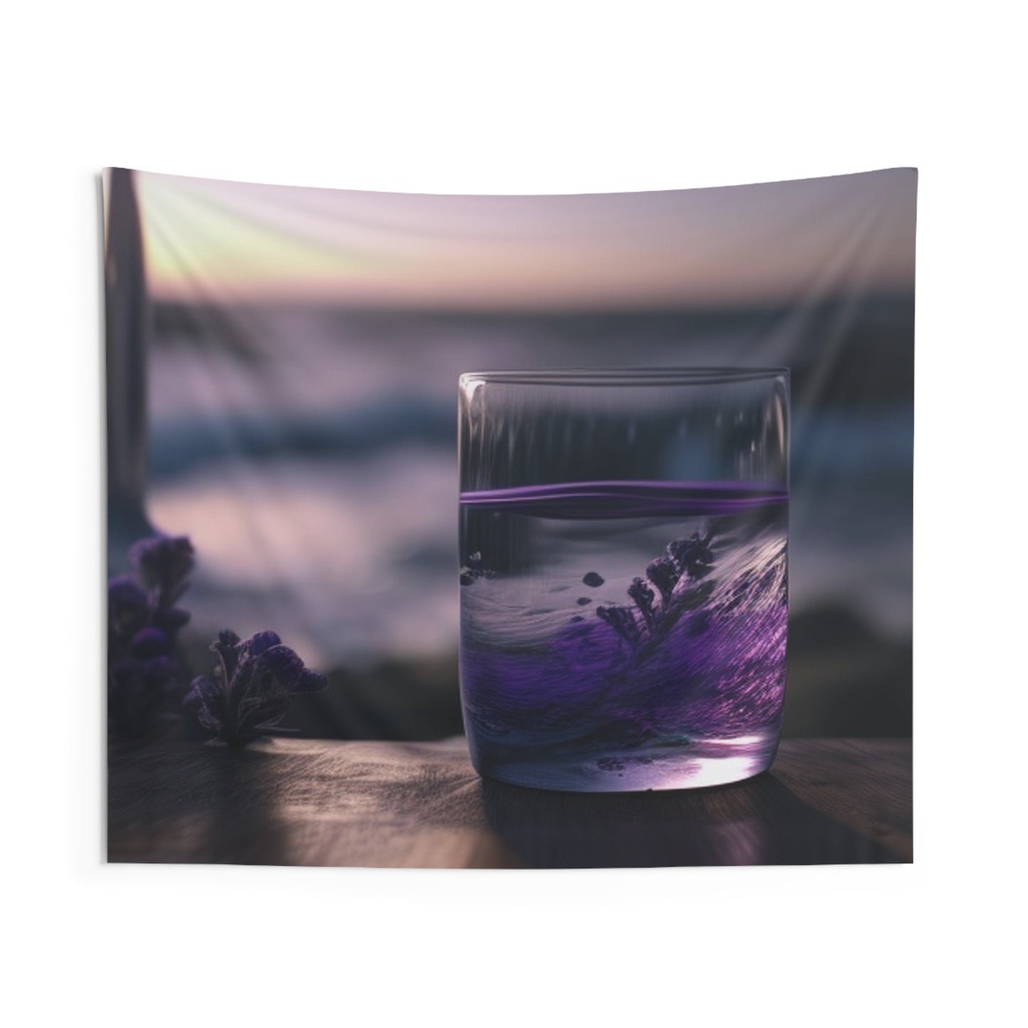 Indoor Wall Tapestries Lavender in a vase 4