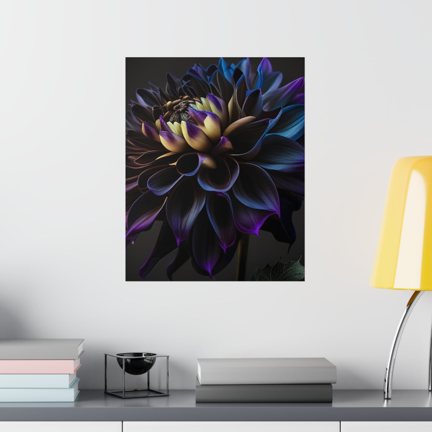 Premium Matte Vertical Posters Dahlia Purple 1