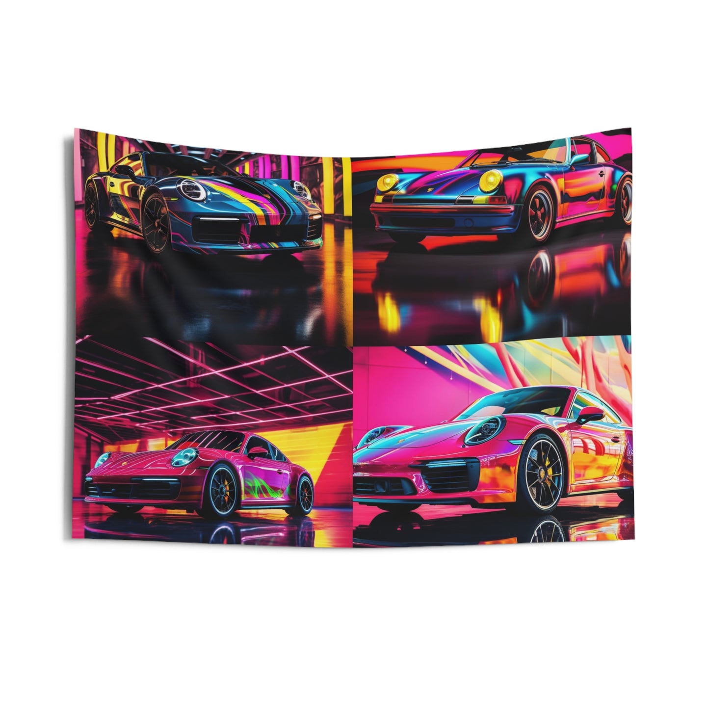 Indoor Wall Tapestries Macro Porsche 5