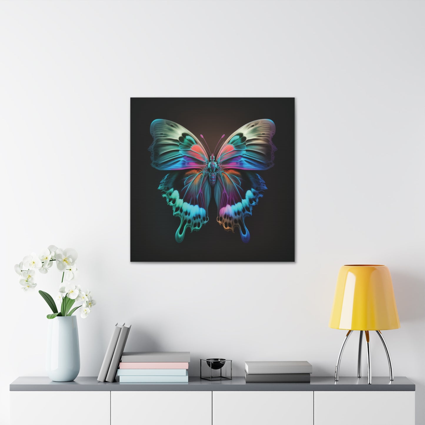 Canvas Gallery Wraps Raw Hyper Color Butterfly 2