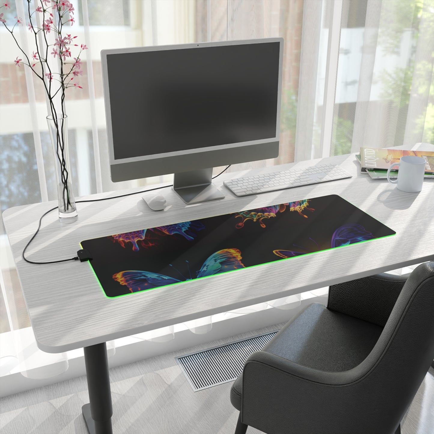 LED Gaming Mouse Pad Thermal Butterfly 5