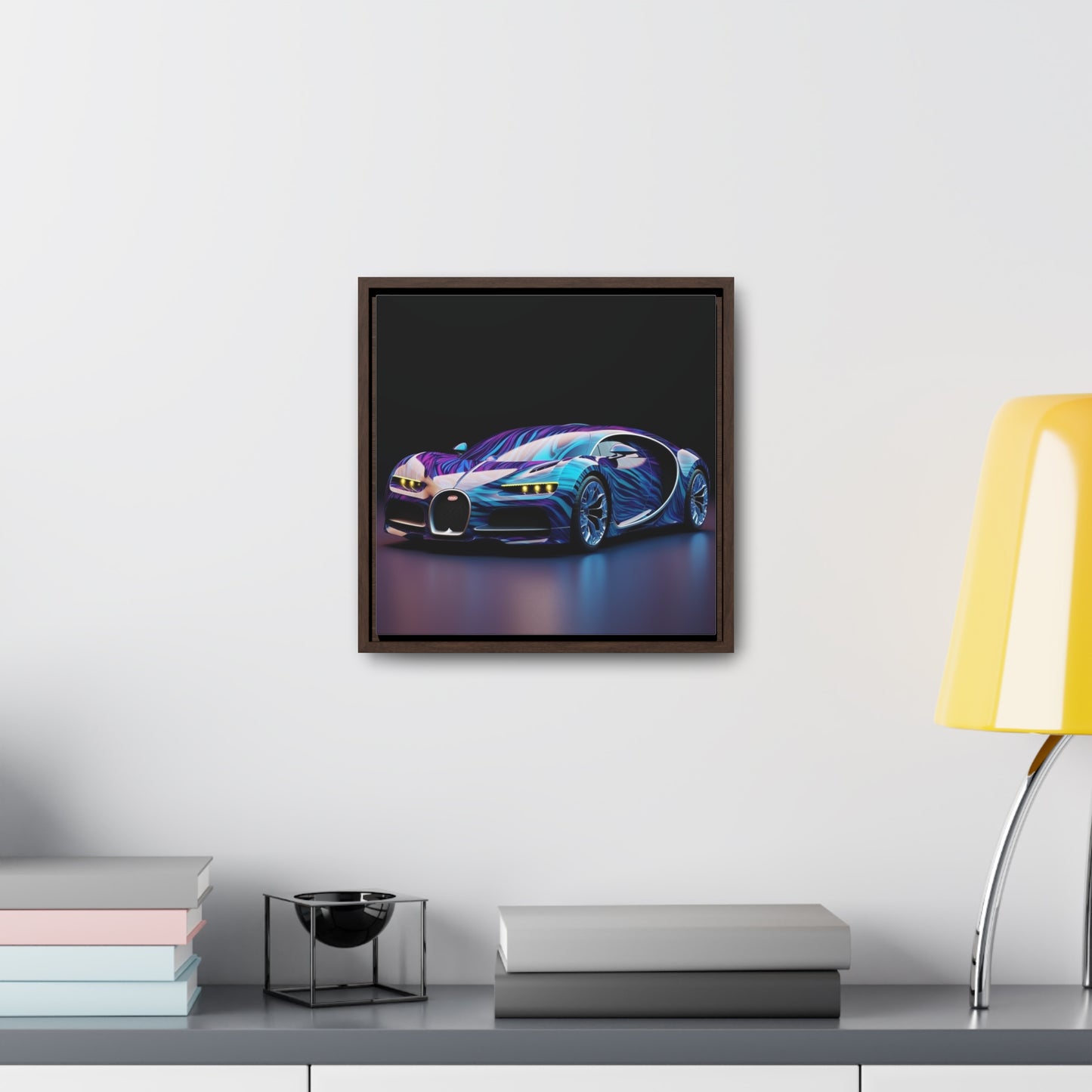 Gallery Canvas Wraps, Square Frame Bugatti Abstract Flair 3