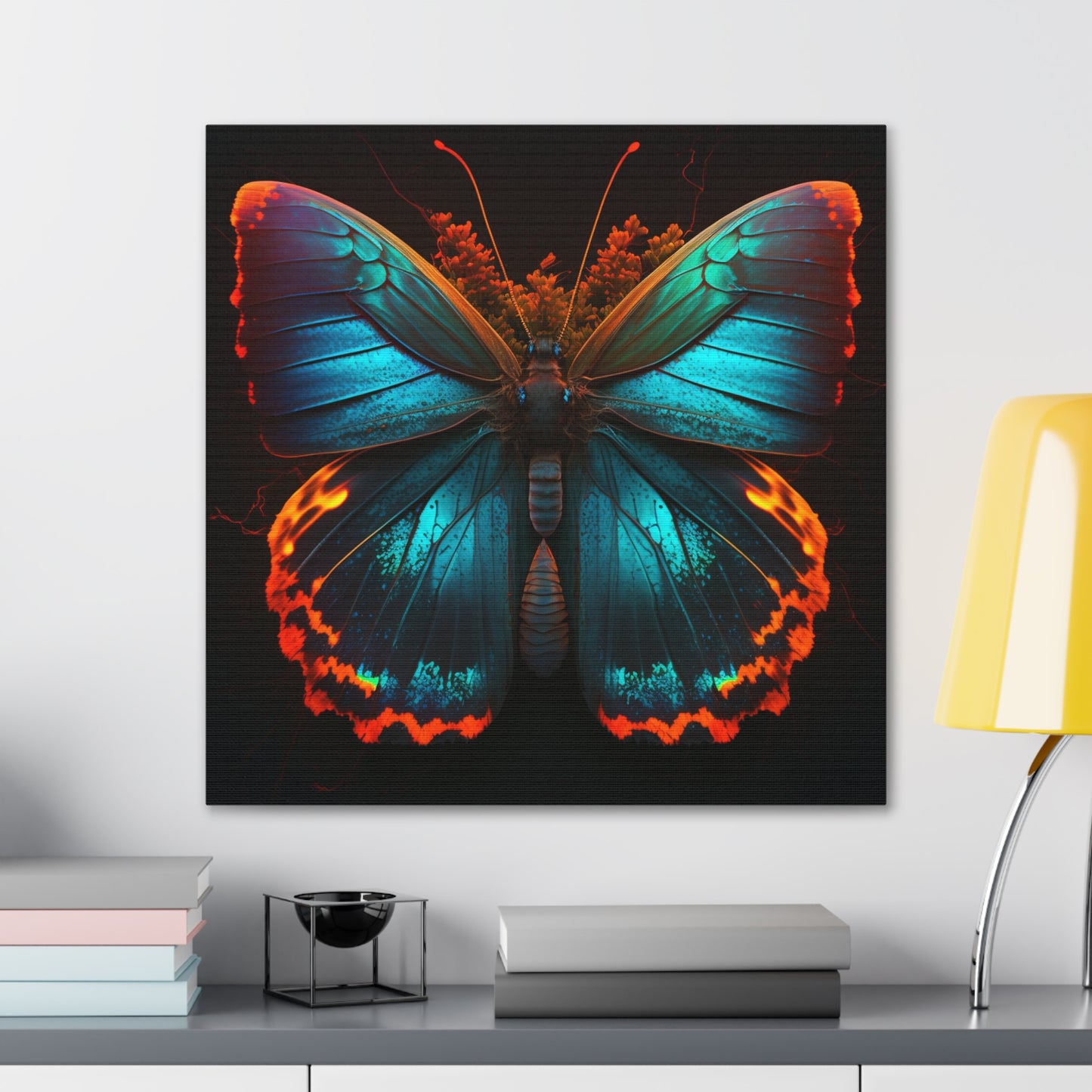 Canvas Gallery Wraps Neon Butterfly Flair 3