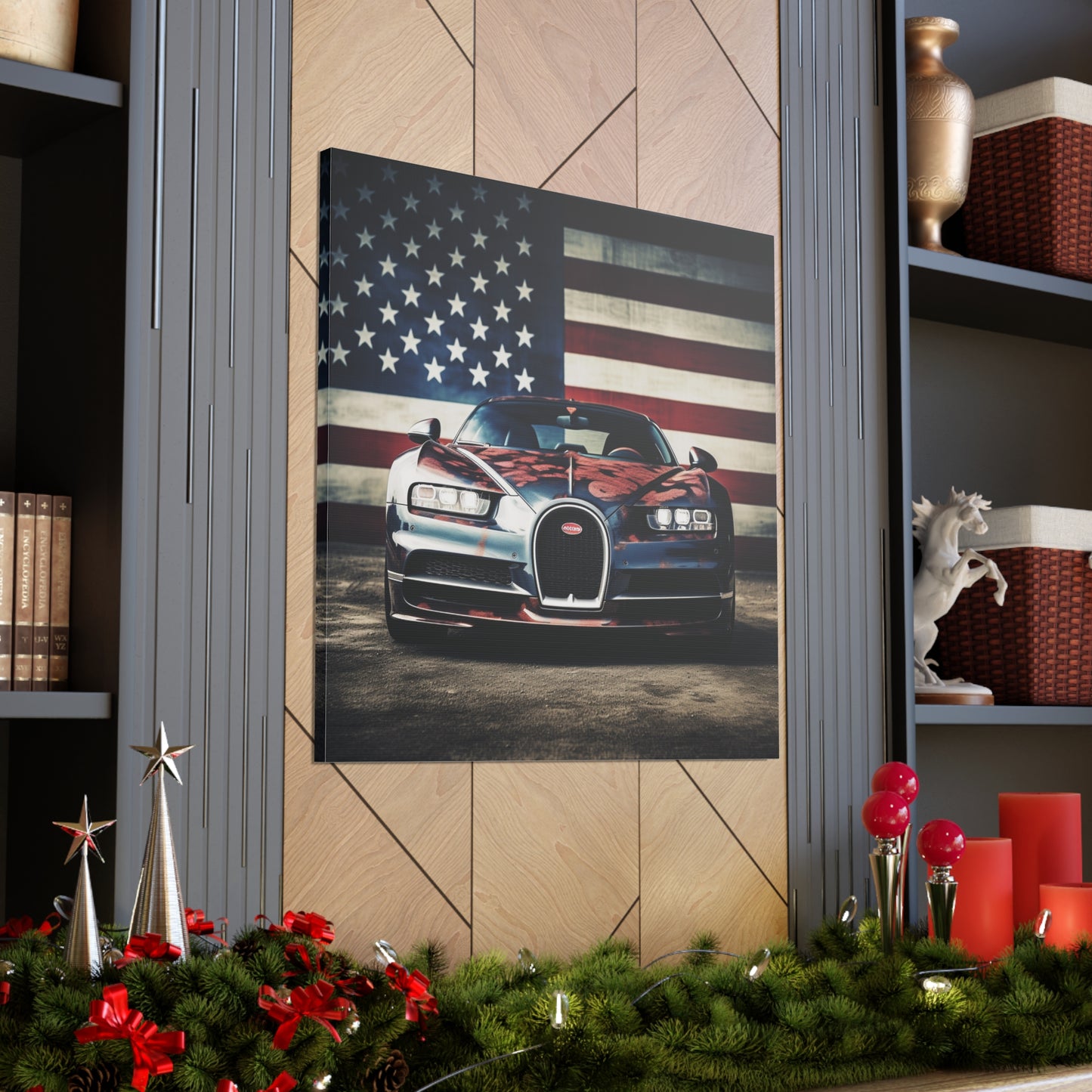 Canvas Gallery Wraps Bugatti Flag 3