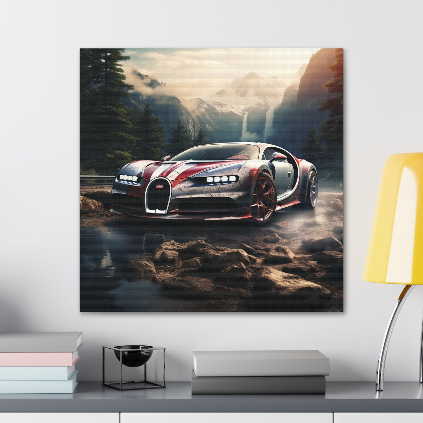 Canvas Gallery Wraps Bugatti Waterfall 4