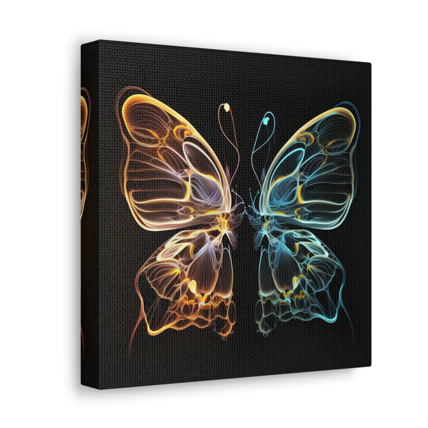 Canvas Gallery Wraps Neon Glo Butterfly 3