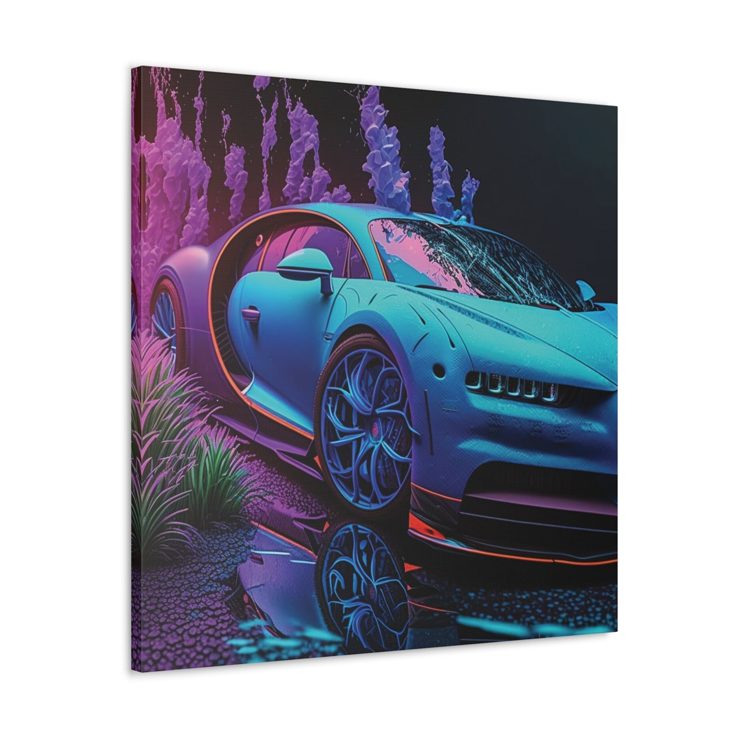 Canvas Gallery Wraps Bugatti Neon Chiron 2