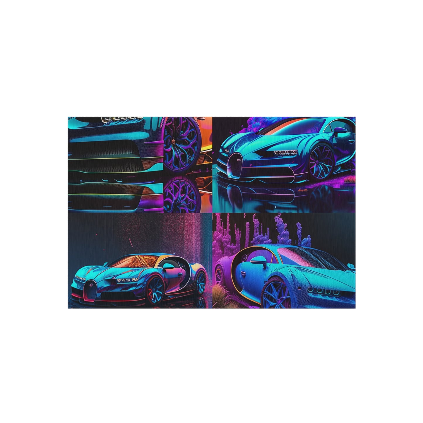 Outdoor Rug  Bugatti Neon Chiron 5