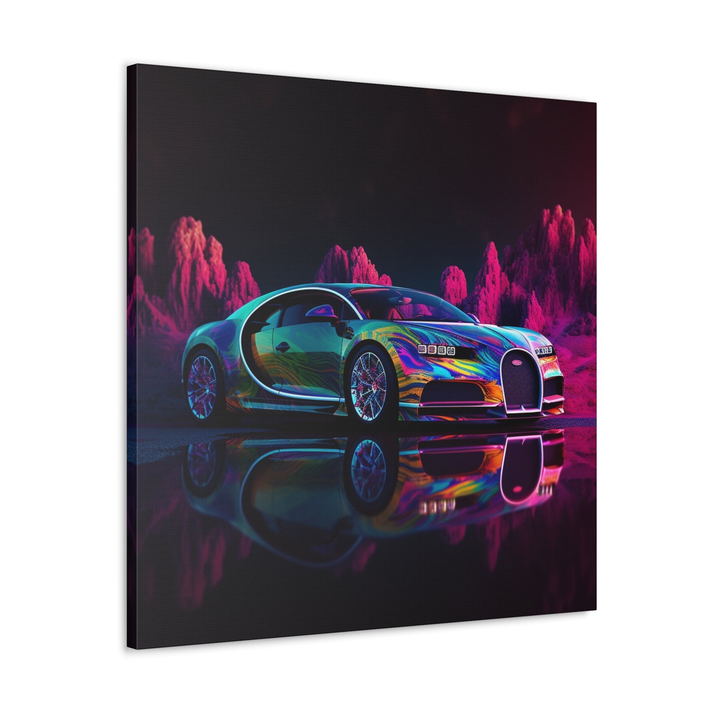 Canvas Gallery Wraps Florescent Bugatti Flair 2