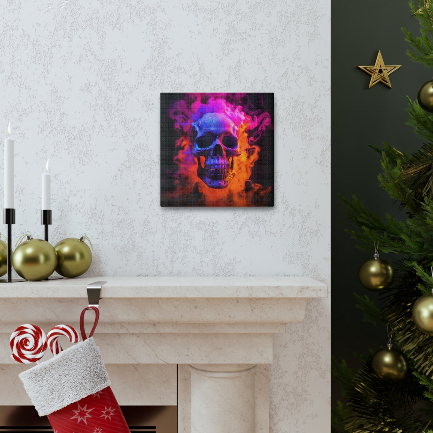 Canvas Gallery Wraps Macro Skull 4