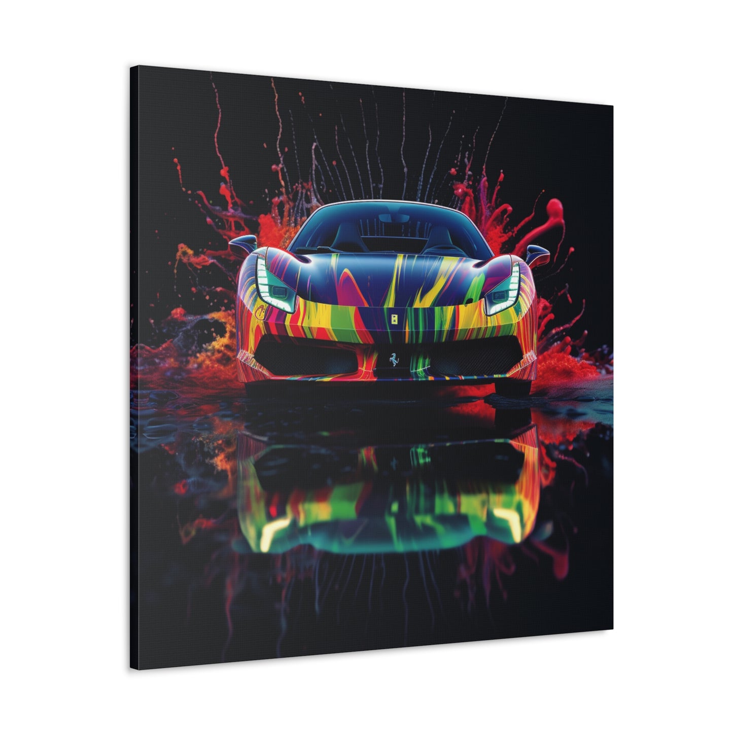 Canvas Gallery Wraps Ferrari Fusion Water 1