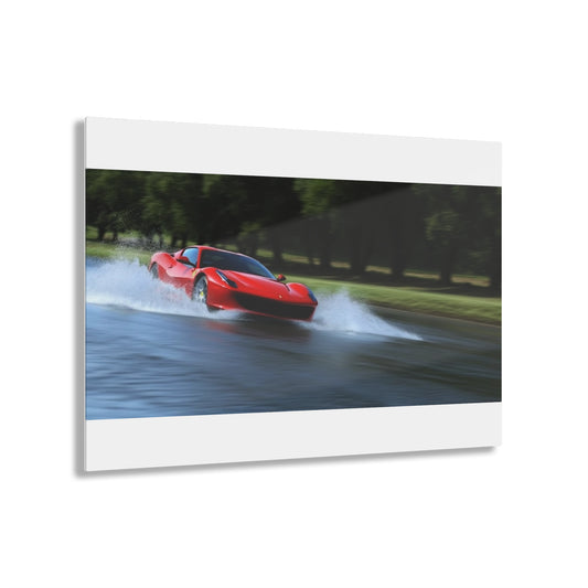 Acrylic Prints Water Ferrari Splash 3