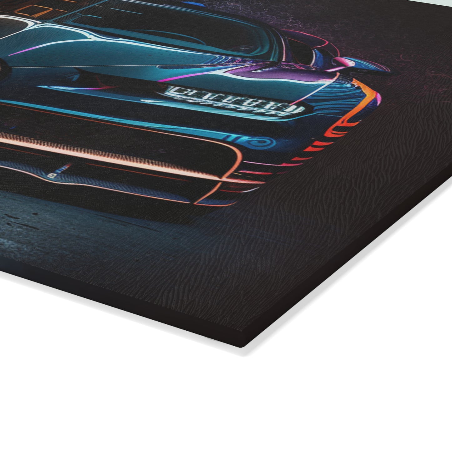 Glass Cutting Board Bugatti Chiron Super 3