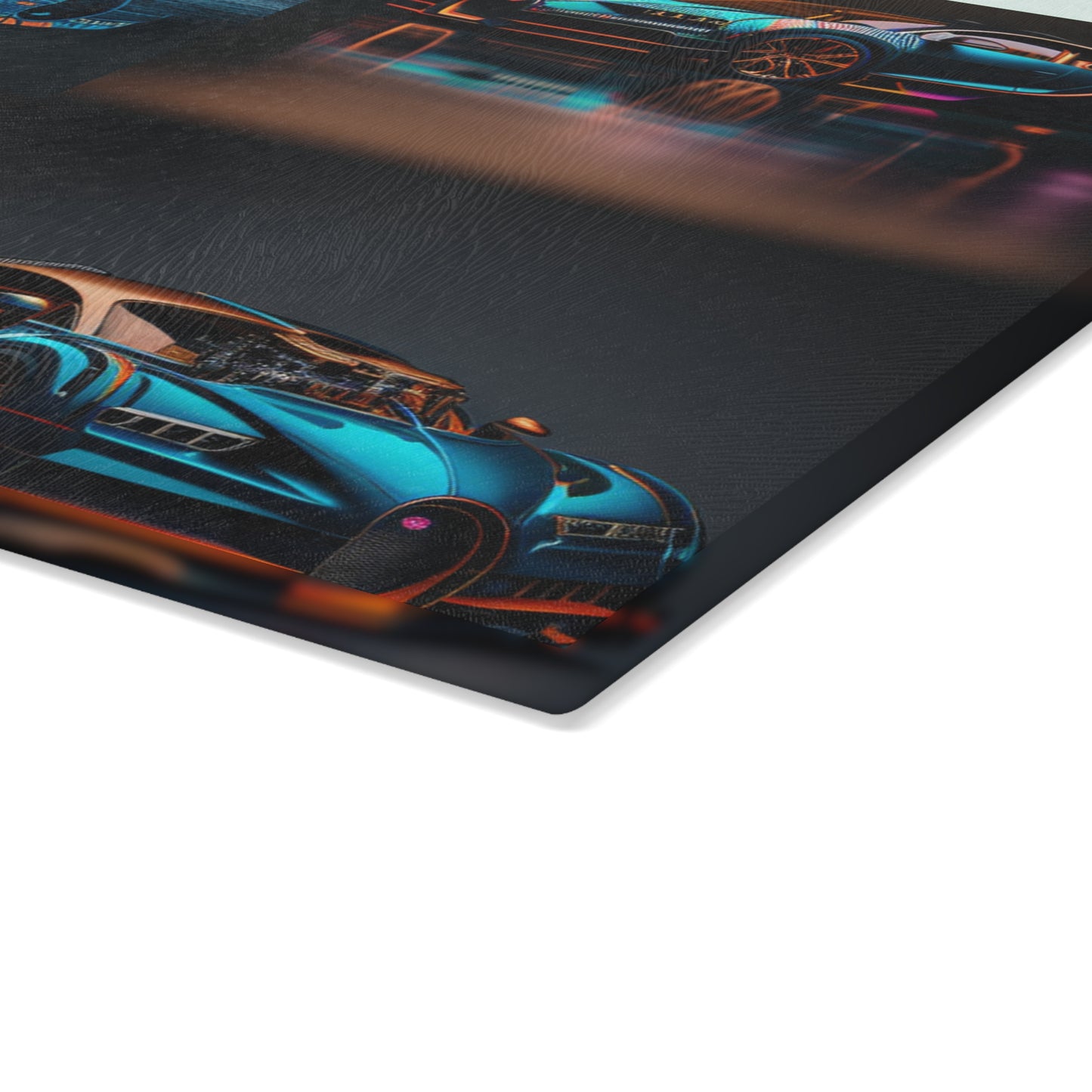 Glass Cutting Board Bugatti Blue 5