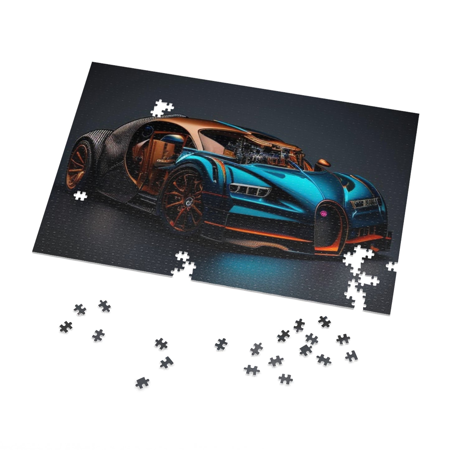 Jigsaw Puzzle (30, 110, 252, 500,1000-Piece) Bugatti Blue 4