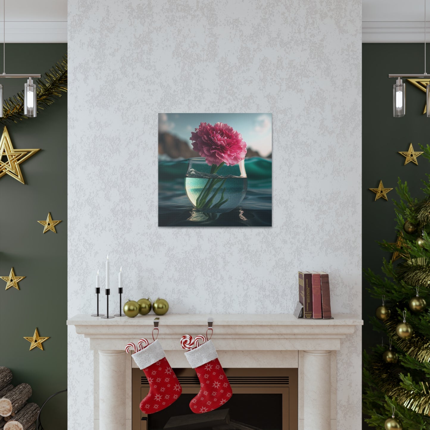 Canvas Gallery Wraps Carnation 1
