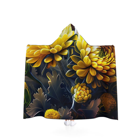 Hooded Blanket Yellow Hermosas Flores Amarillas 3