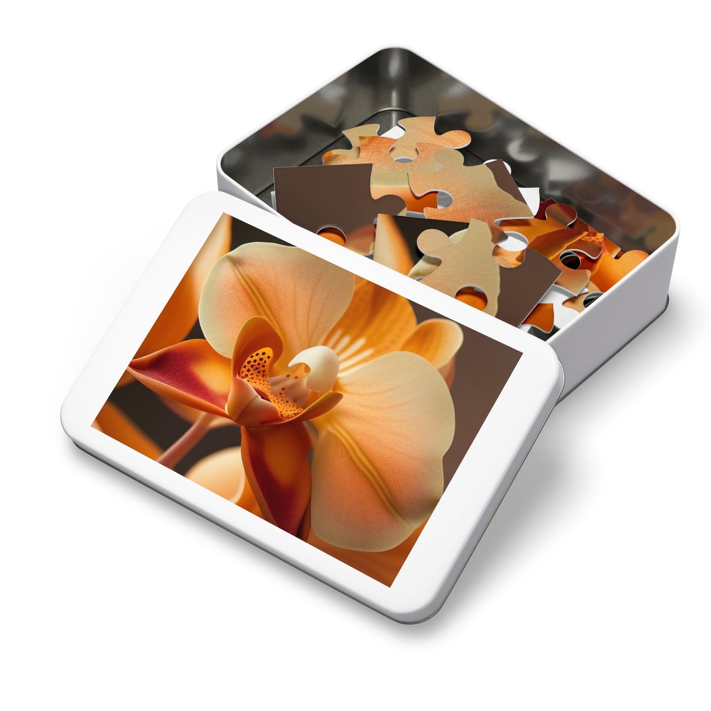 Jigsaw Puzzle (30, 110, 252, 500,1000-Piece) Orange Orchid 3