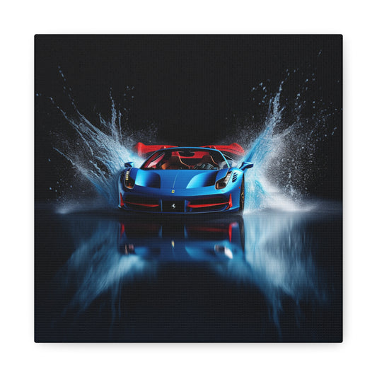 Canvas Gallery Wraps Ferrari Water Splash 1