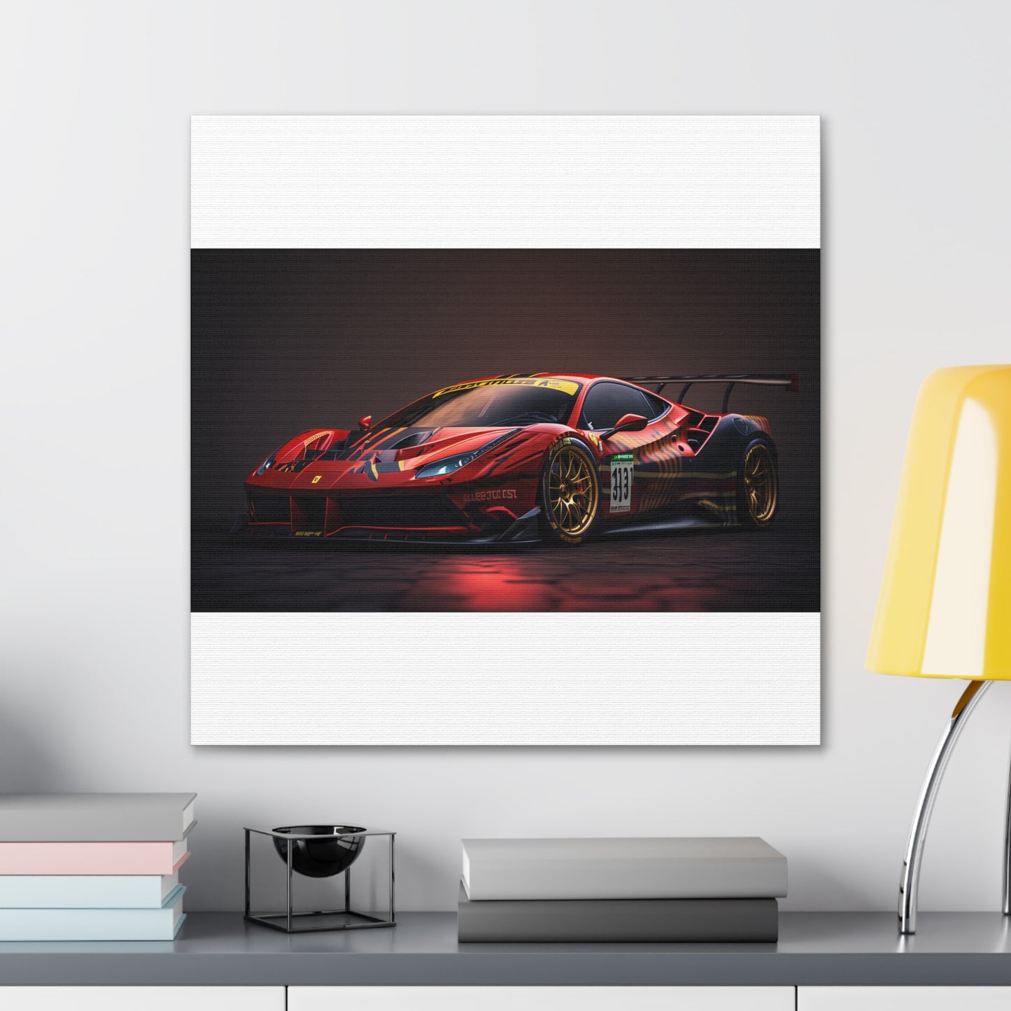 Canvas Gallery Wraps Ferrari Red 1