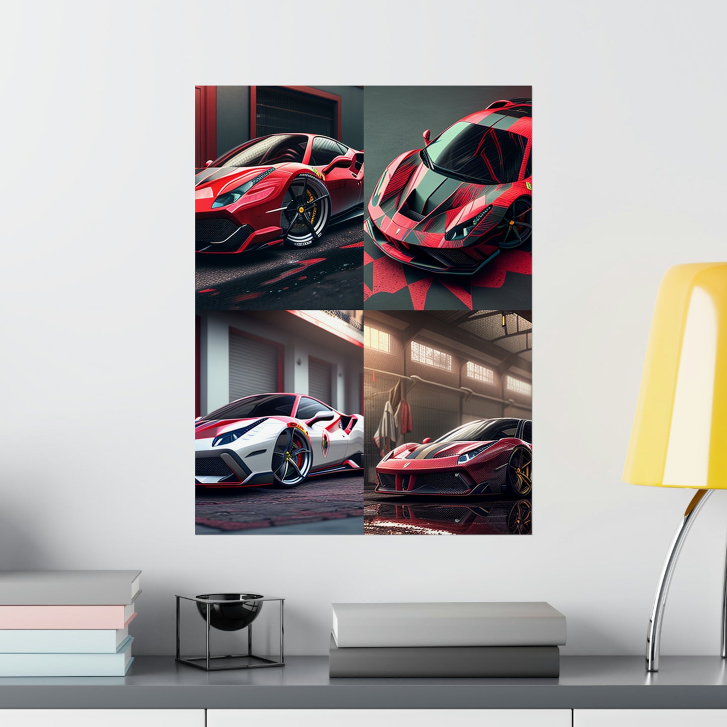 Premium Matte Vertical Posters Ferrari Hyper 5