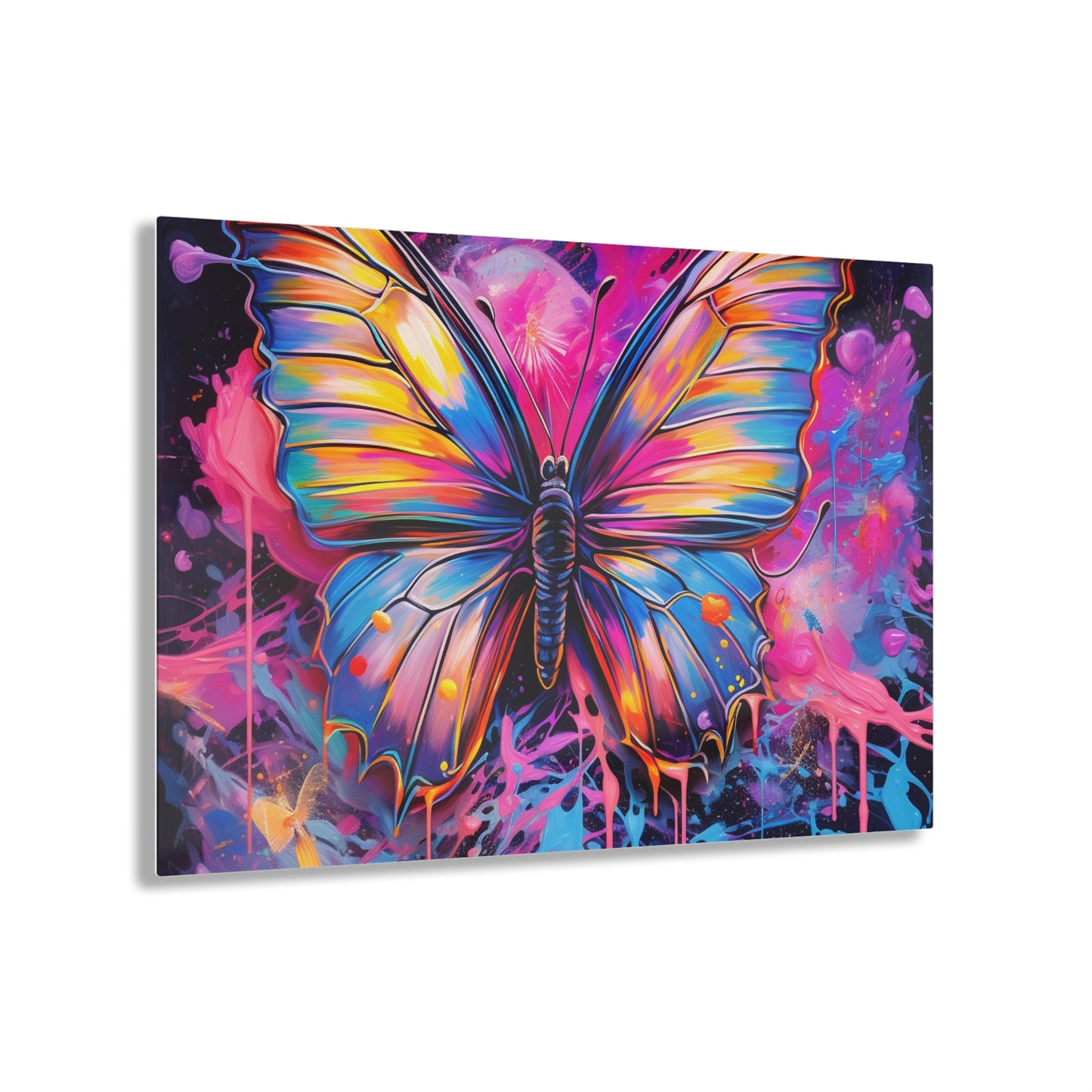 Acrylic Prints Pink Butterfly Flair 3