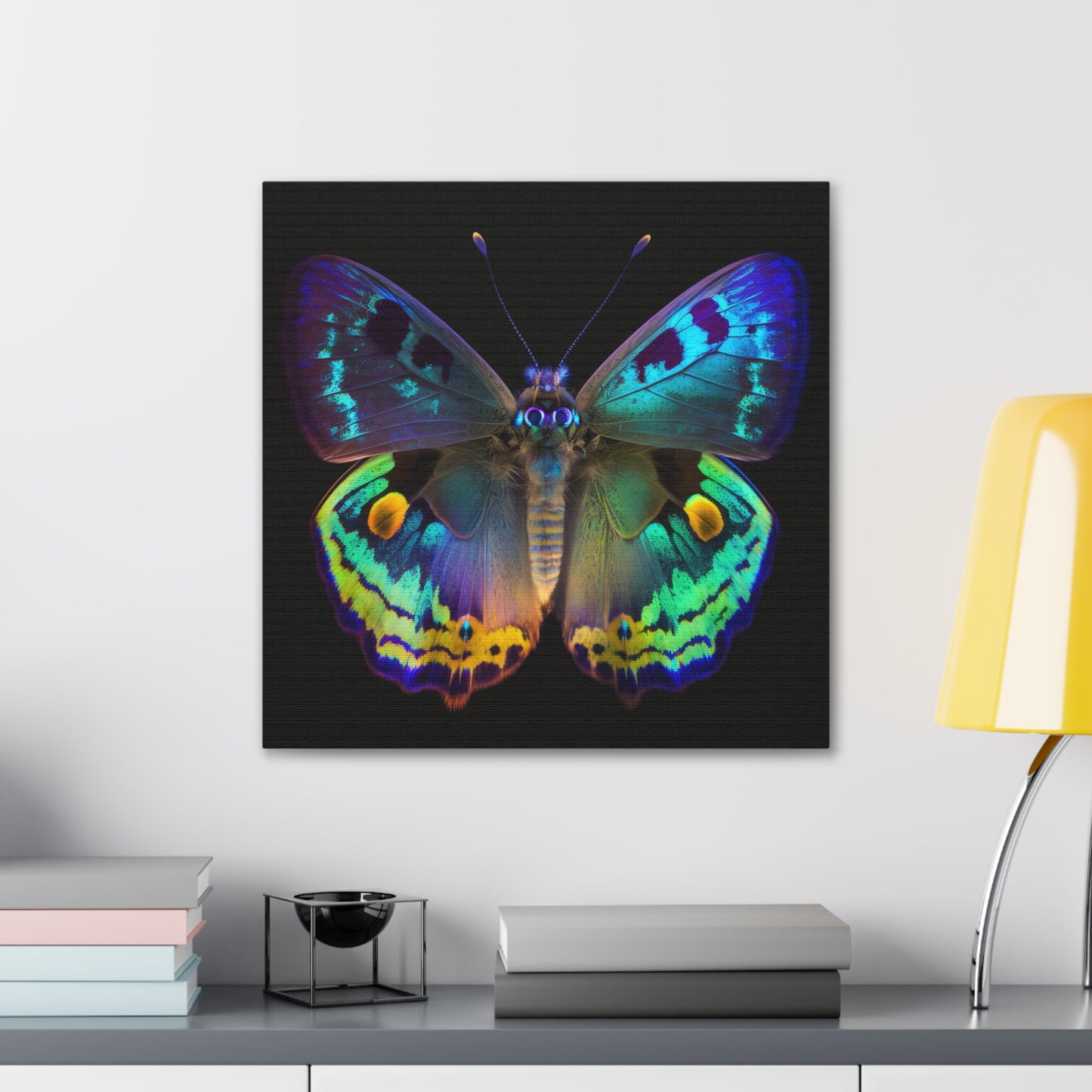 Canvas Gallery Wraps Neon Hue Butterfly 4