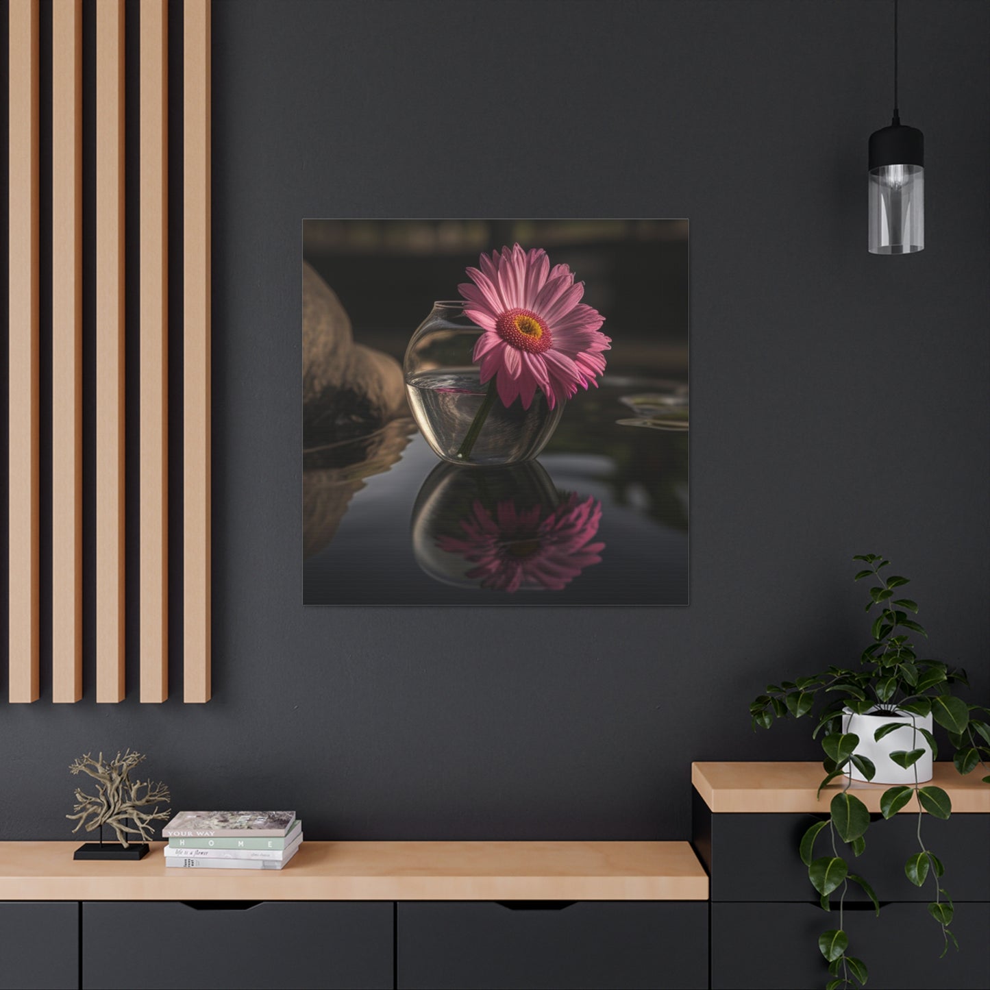 Canvas Gallery Wraps Pink Daisy 2