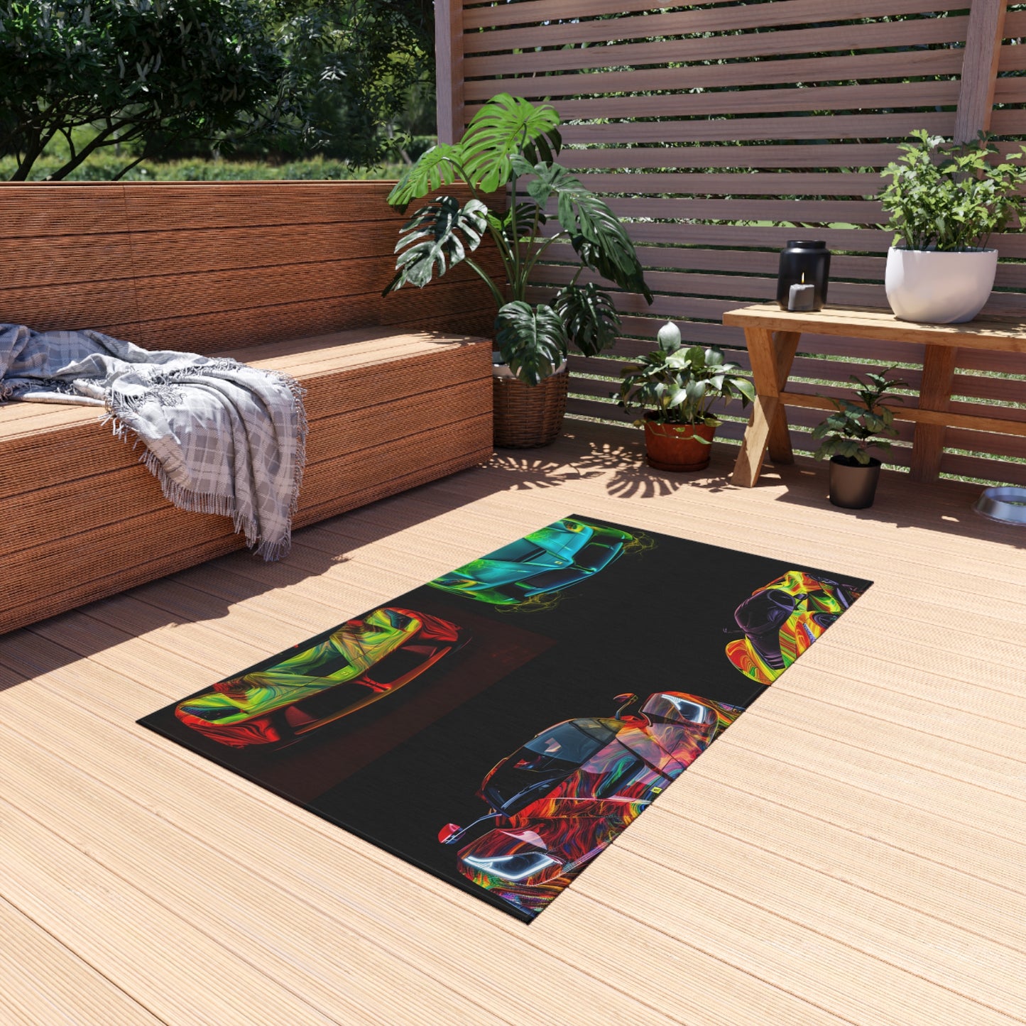 Outdoor Rug  Ferrari Neon 5