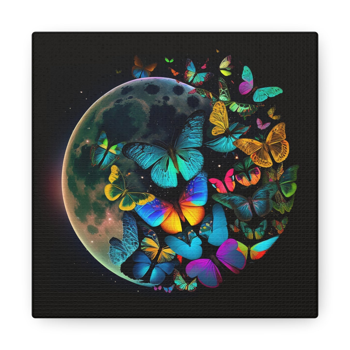 Canvas Gallery Wraps Moon Butterfly 2