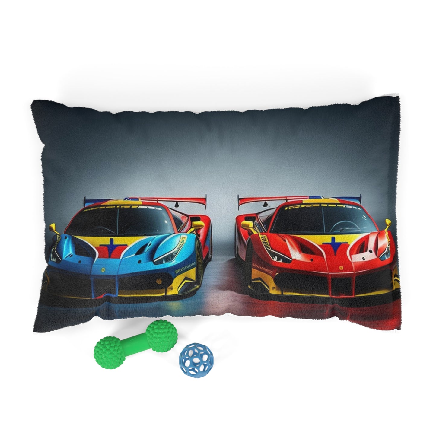 Pet Bed Ferrari Red Blue 2