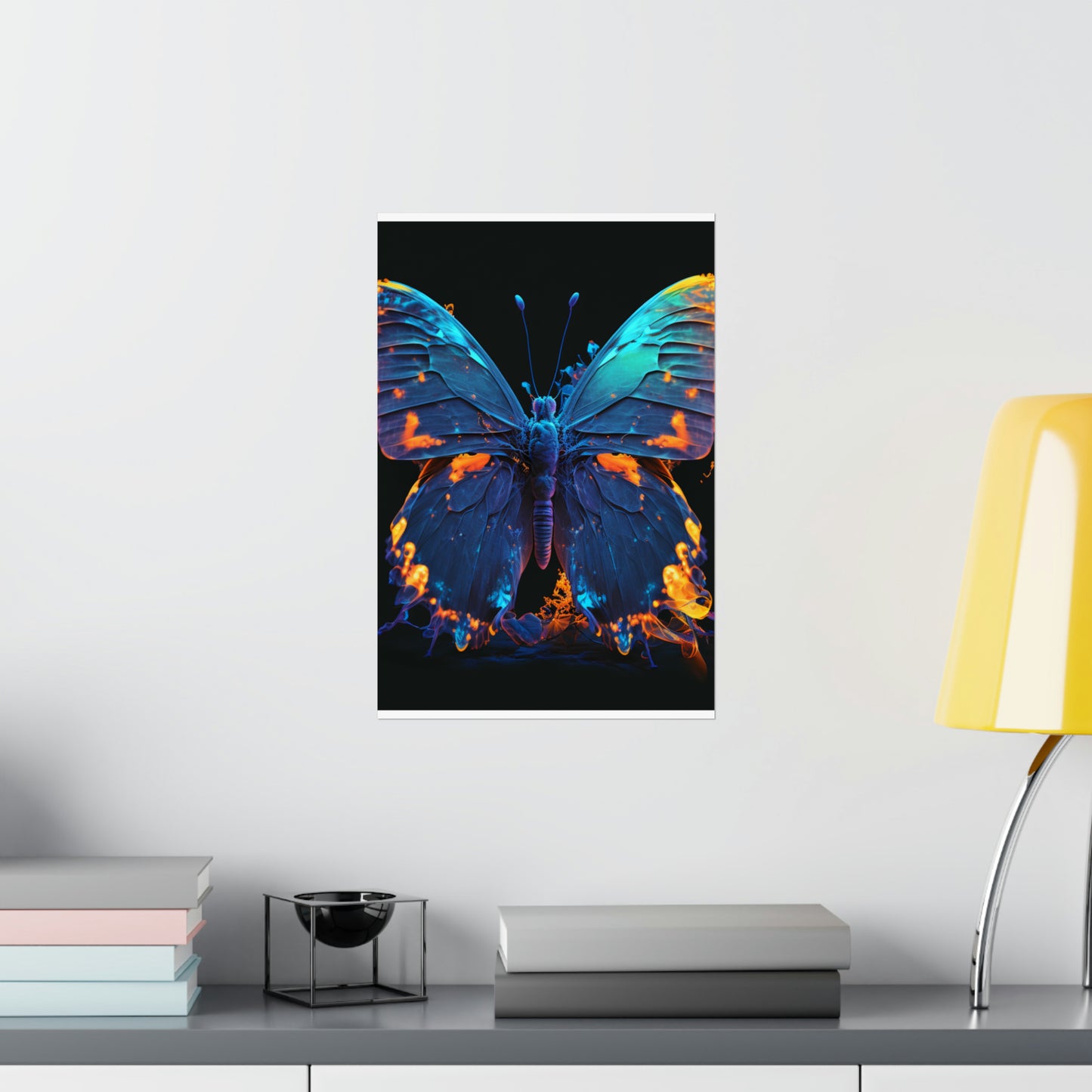 Premium Matte Vertical Posters Thermal Butterfly 3