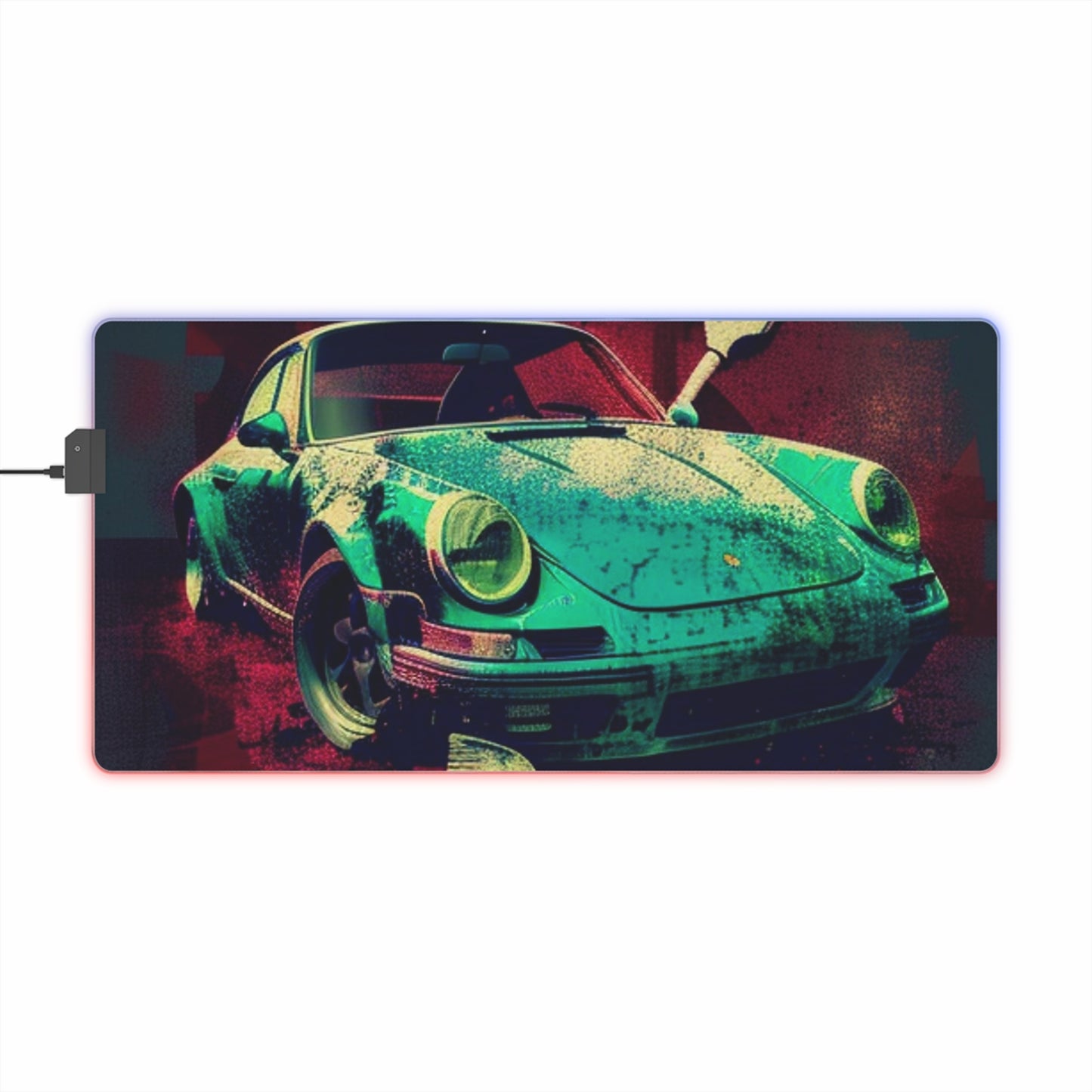 LED Gaming Mouse Pad Porsche Abstract 4