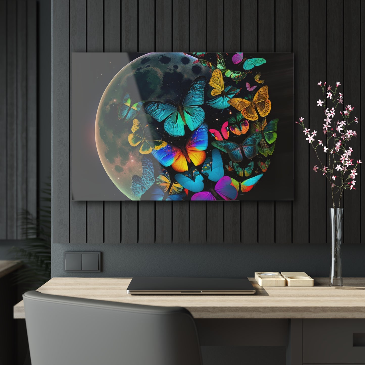 Acrylic Prints Moon Butterfly 2