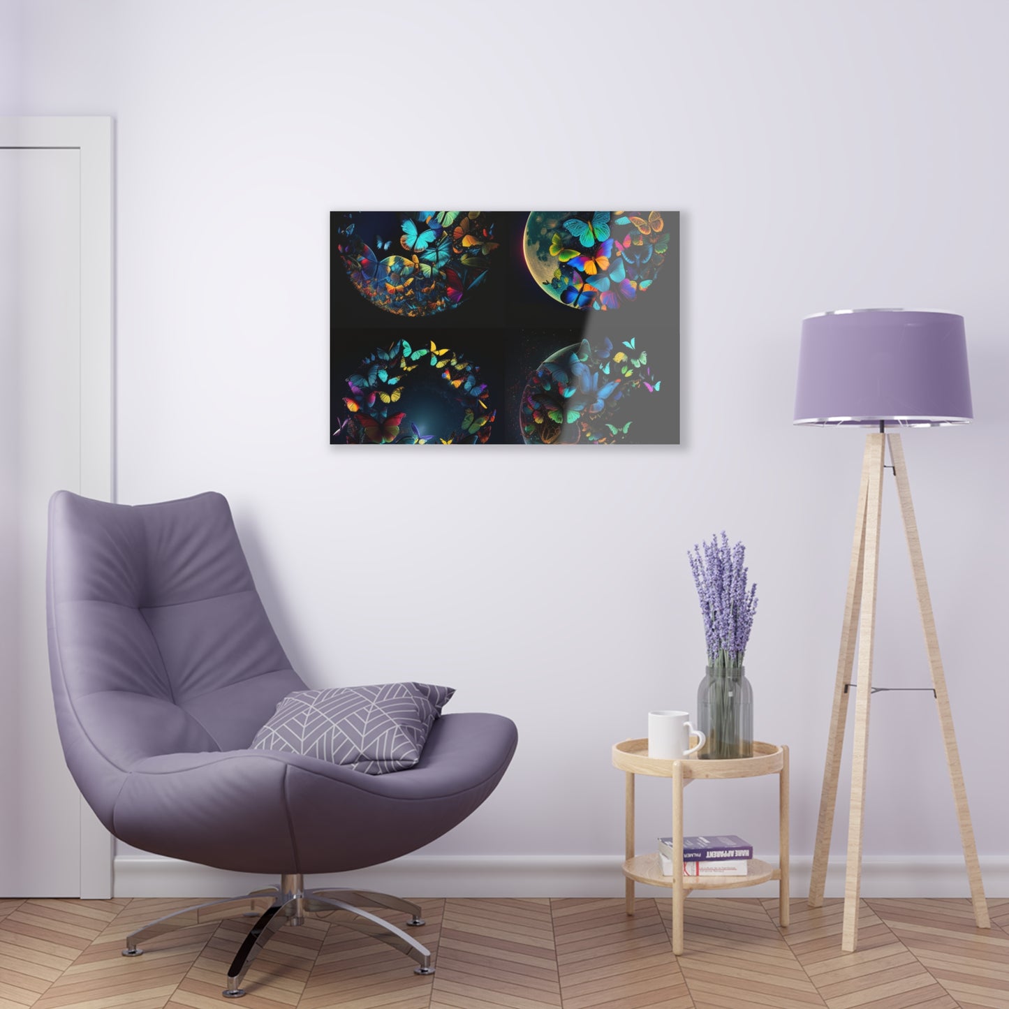 Acrylic Prints Moon Butterfly 5