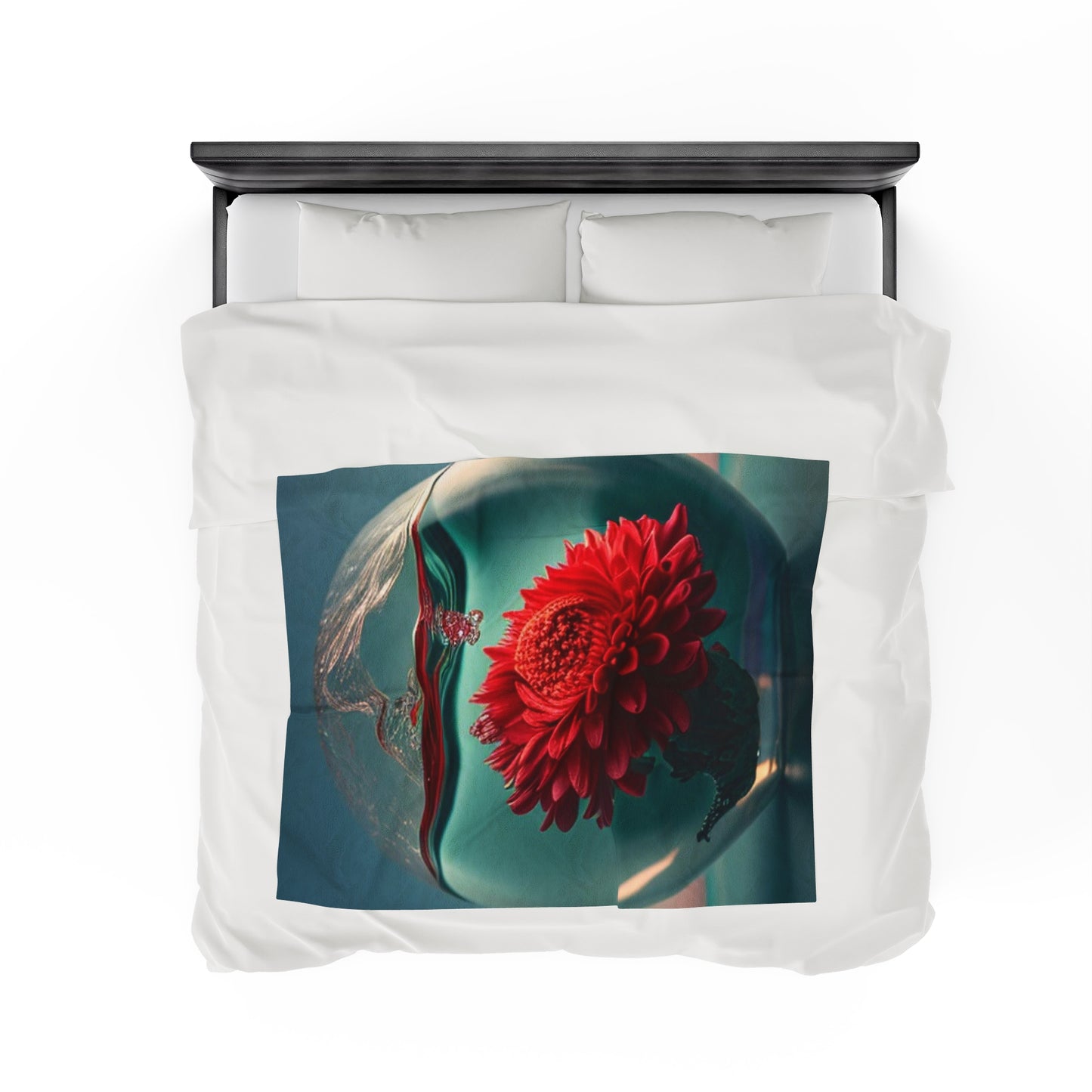 Velveteen Plush Blanket Chrysanthemum 4