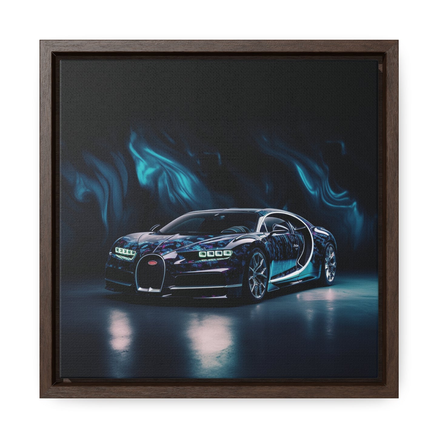 Gallery Canvas Wraps, Square Frame Hyper Bugatti 1