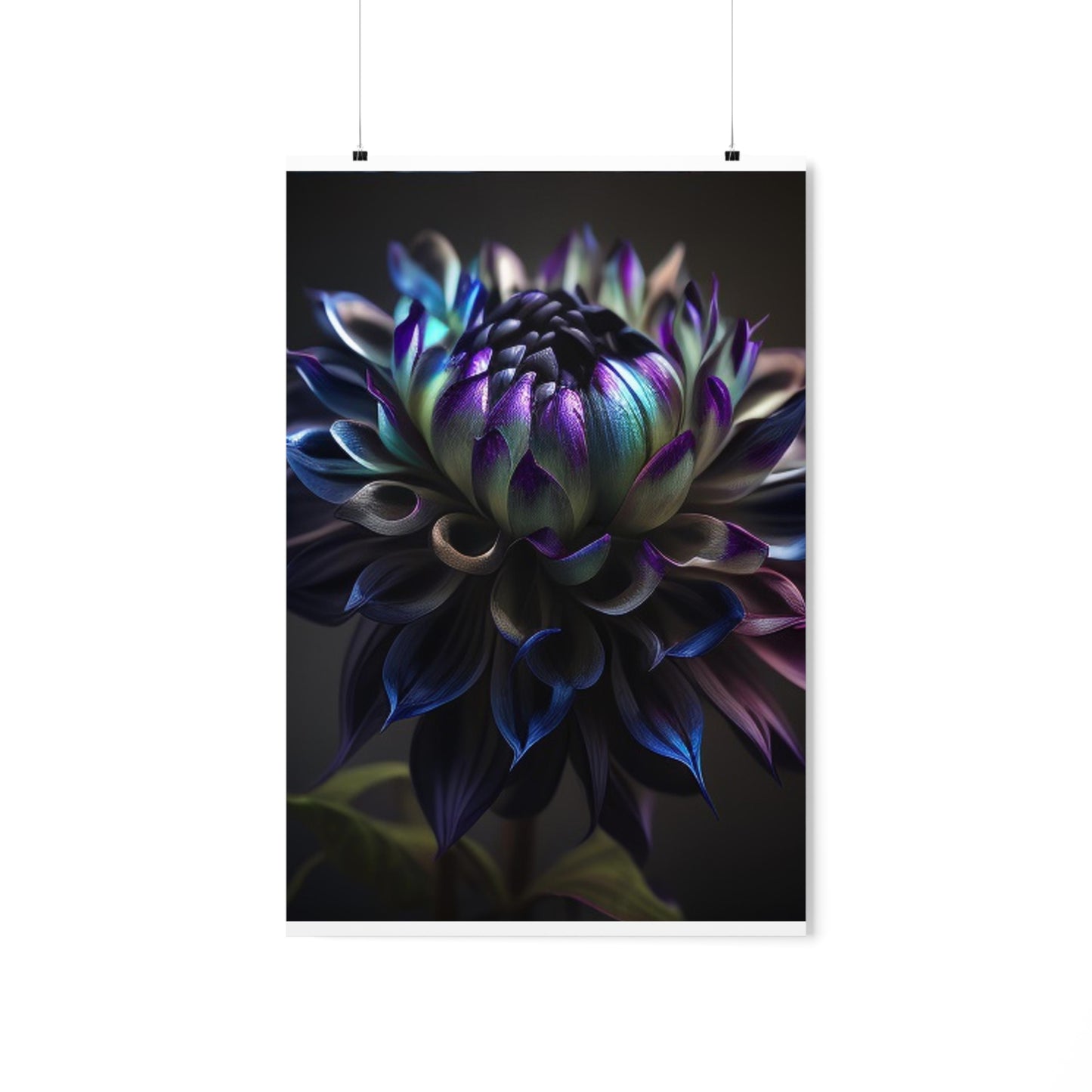 Premium Matte Vertical Posters Dahlia Purple 4