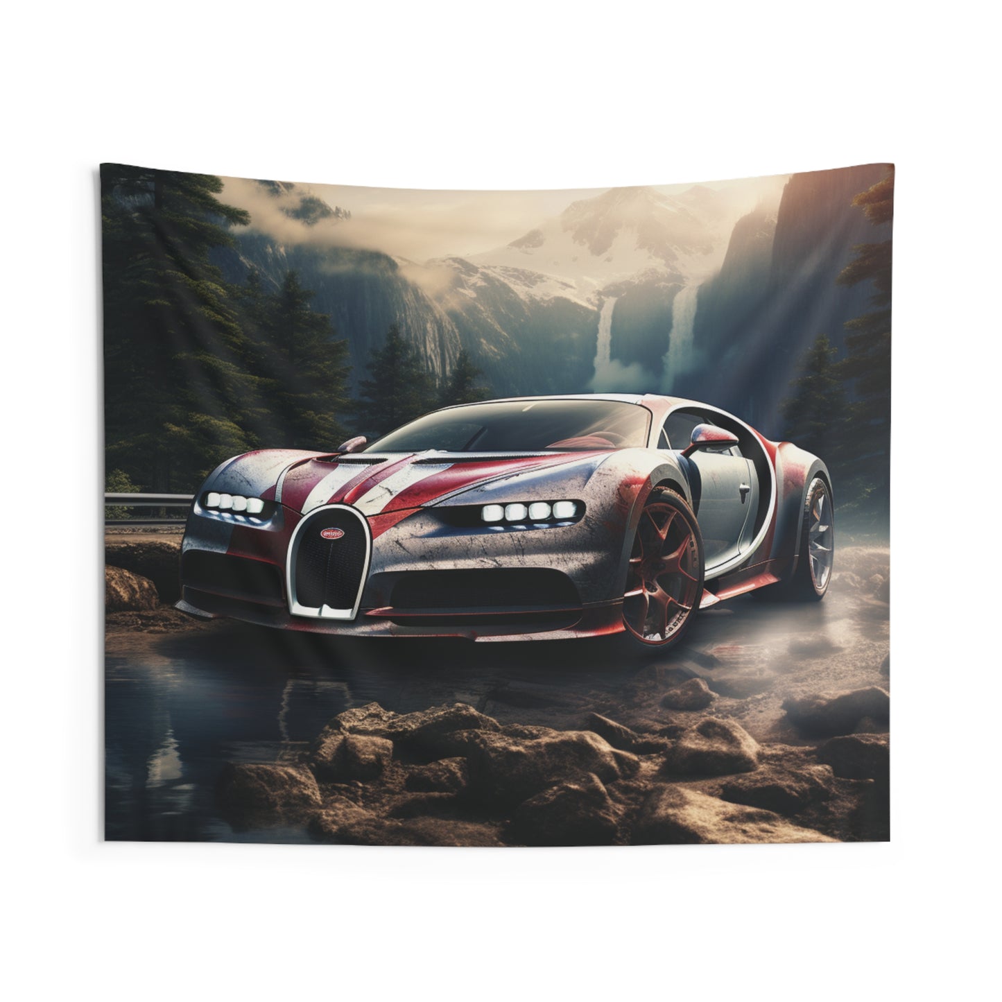 Indoor Wall Tapestries Bugatti Waterfall 4