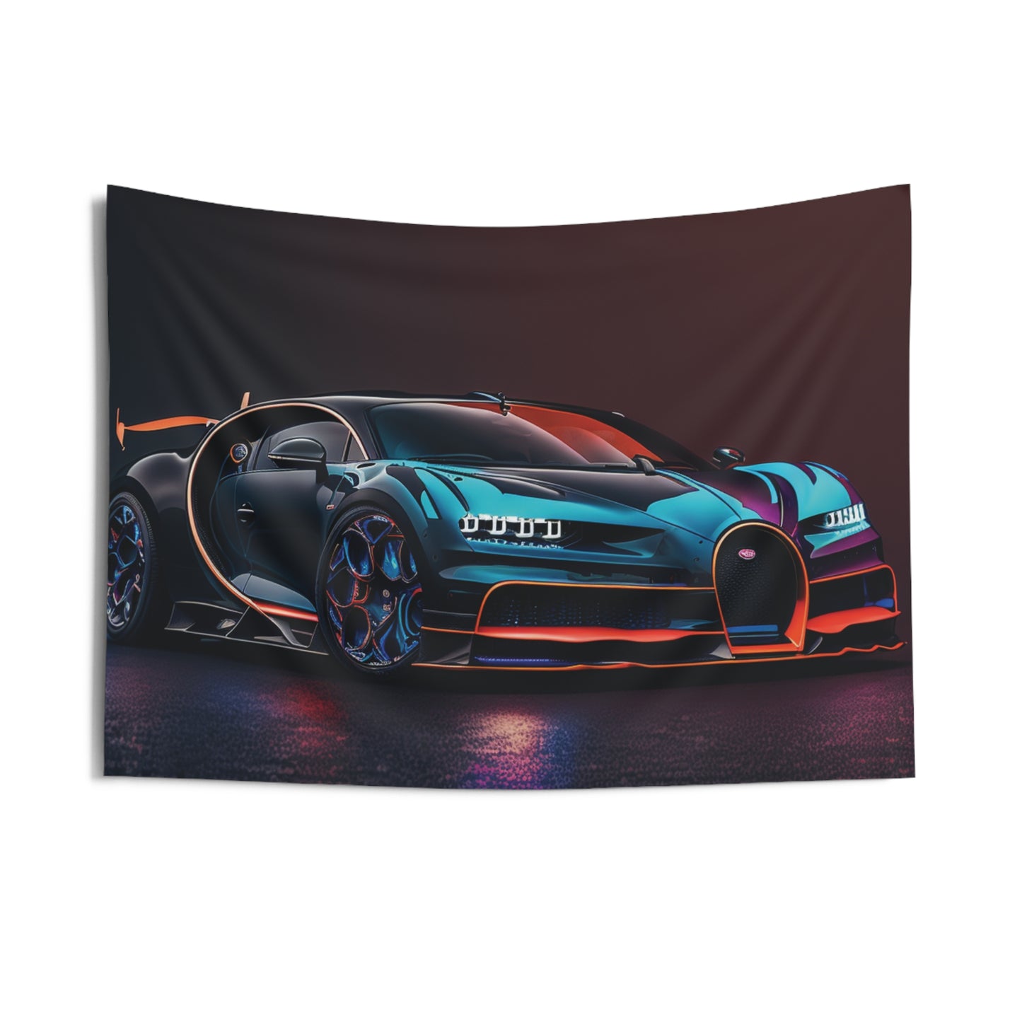 Indoor Wall Tapestries Bugatti Chiron Super 1