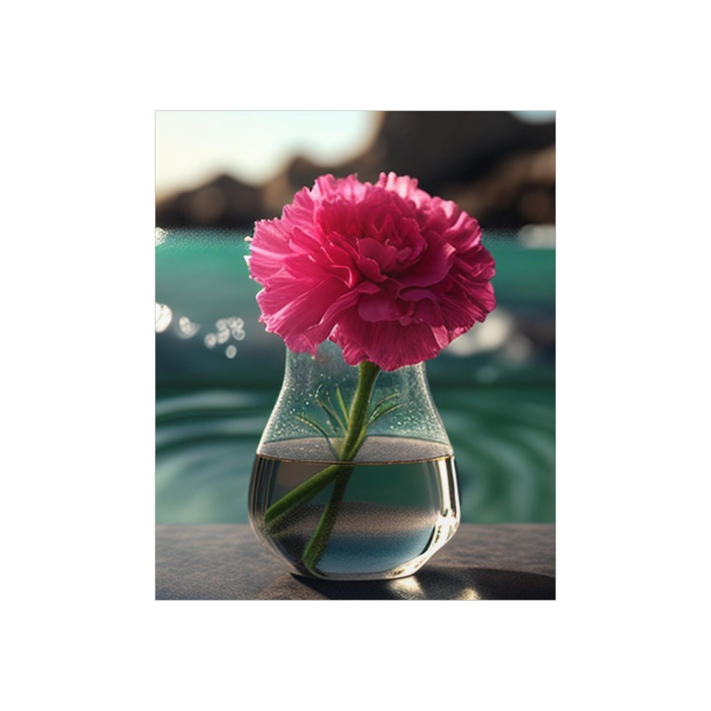 Premium Matte Vertical Posters Carnation 4