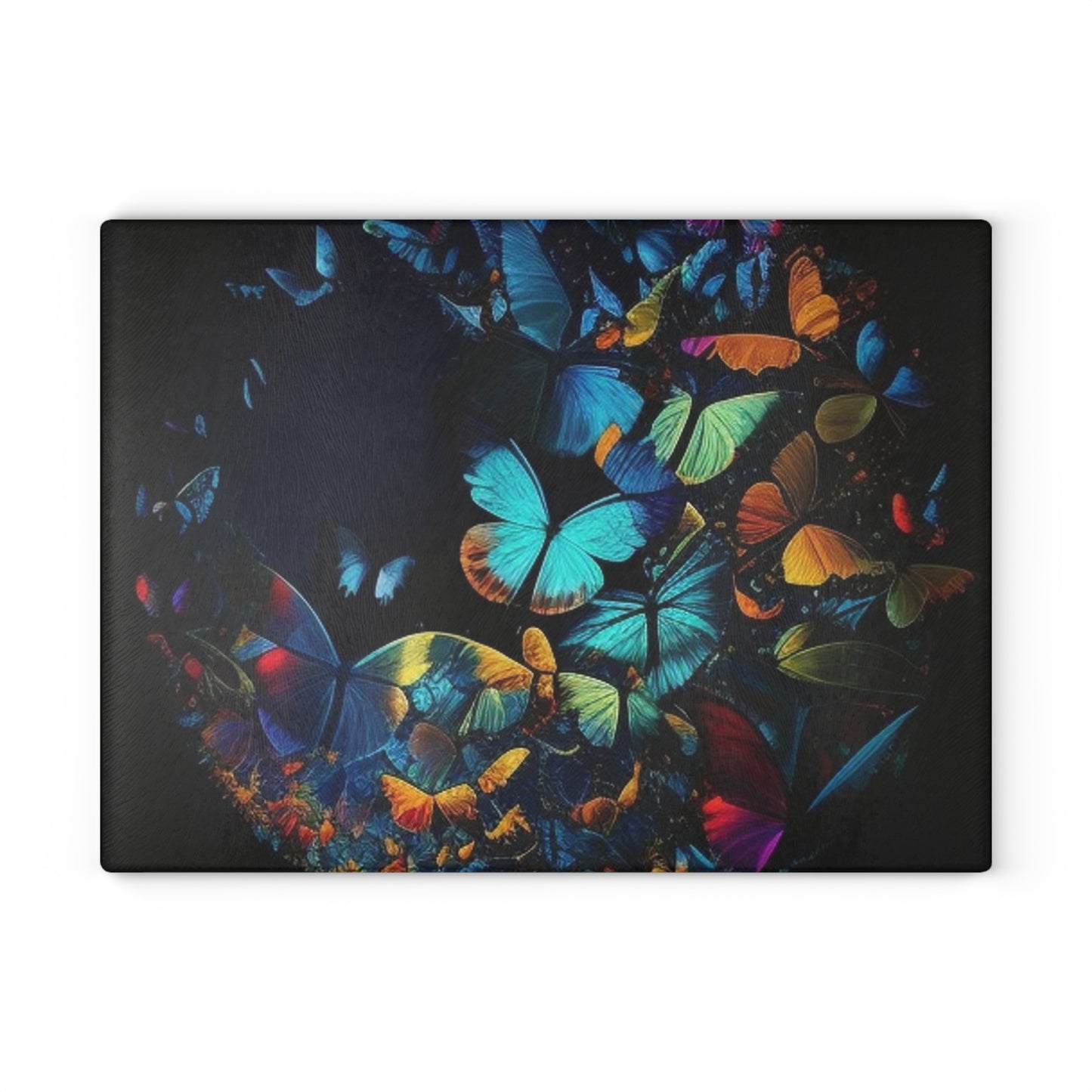 Glass Cutting Board Moon Butterfly 1