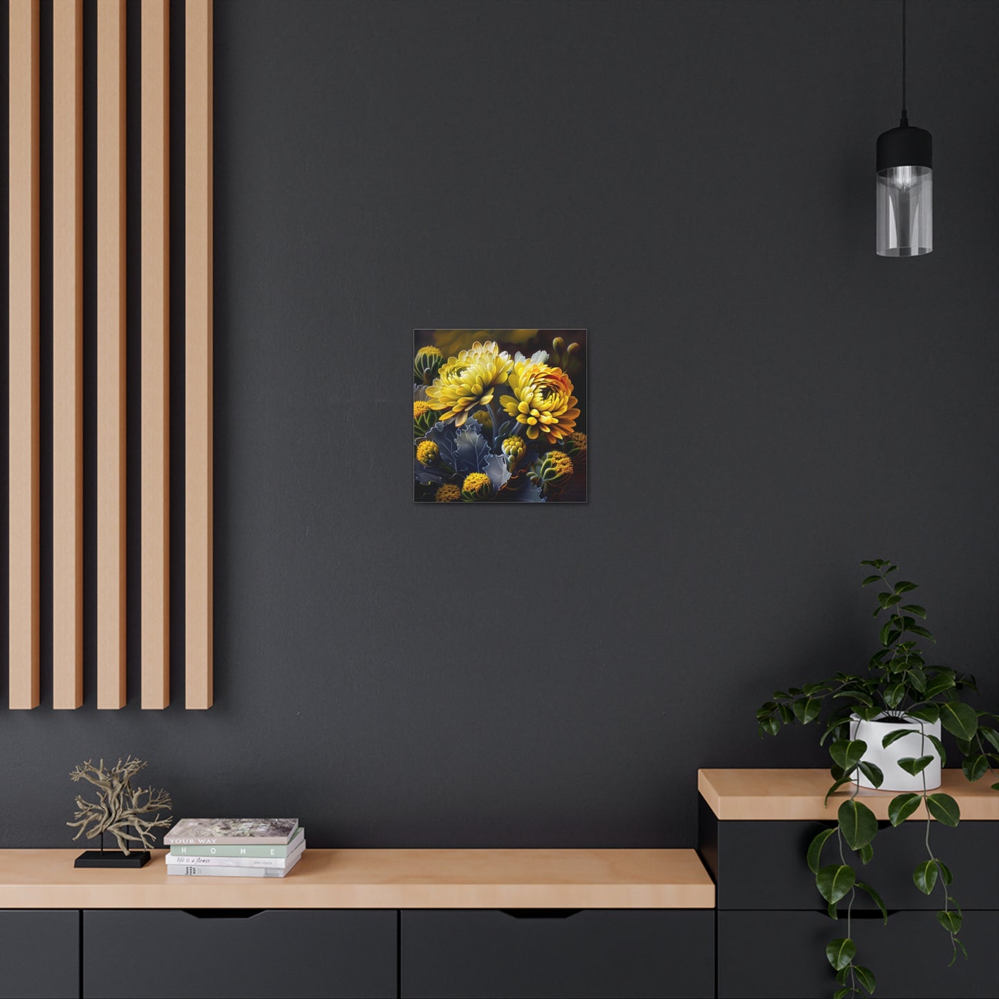 Canvas Gallery Wraps Yellow Hermosas Flores Amarillas 1