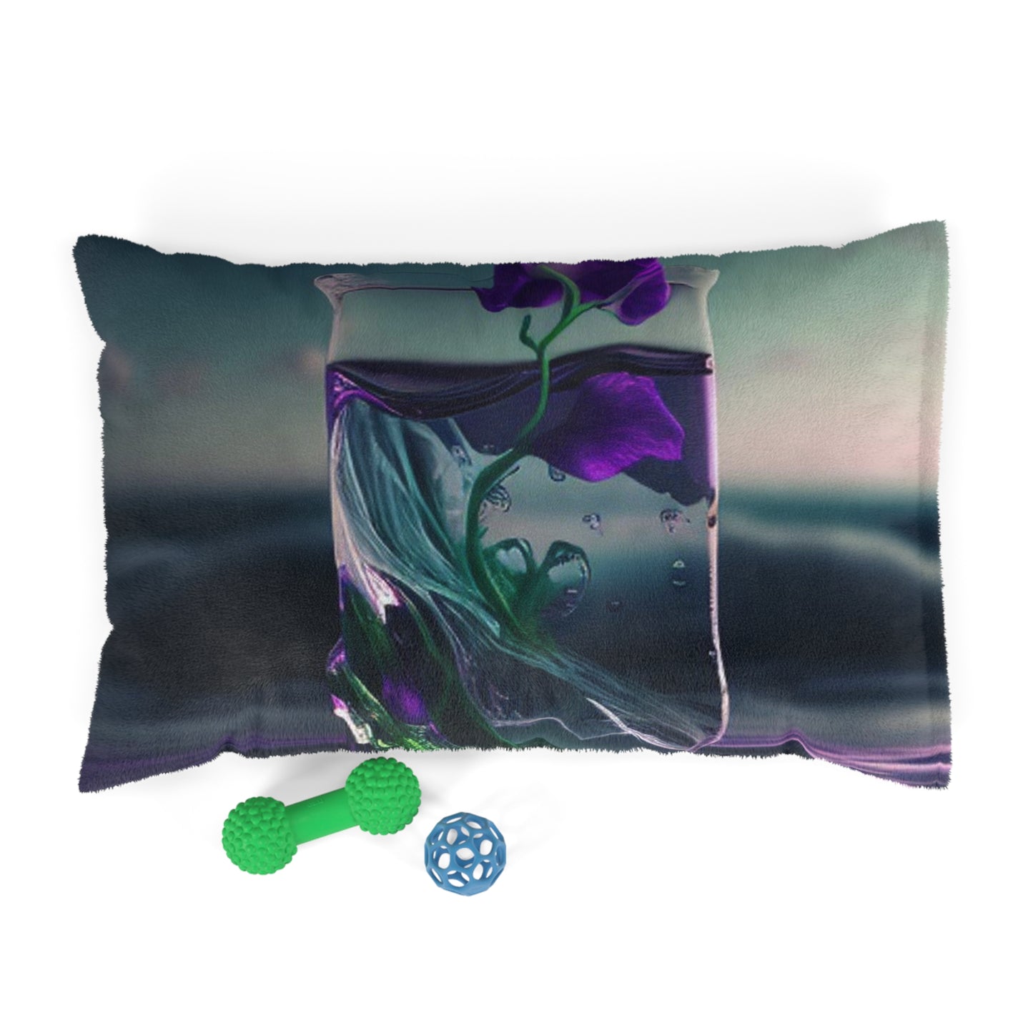 Pet Bed Purple Sweet pea in a vase 3