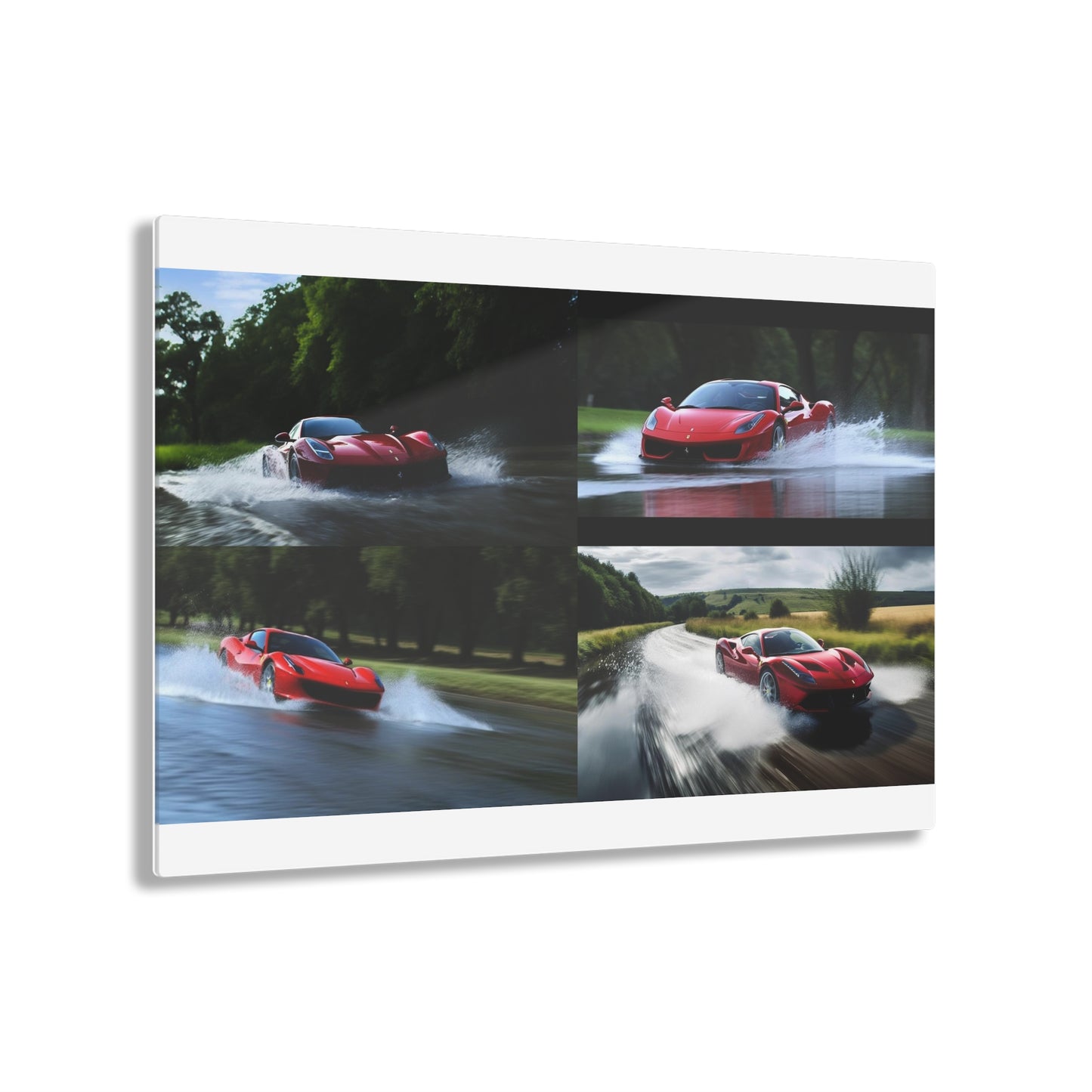 Acrylic Prints Water Ferrari Splash 5